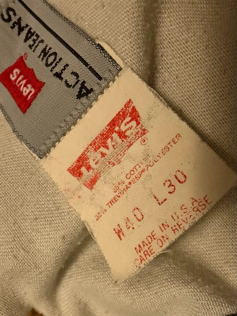 Levi's Action jeans - Action, red tab